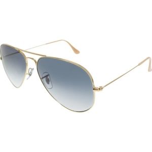 Ray-Ban Men's Gradient Aviator Gold Sunglasses